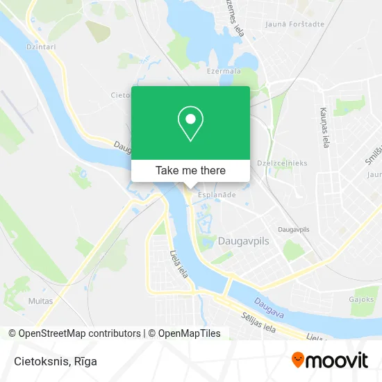 Cietoksnis map