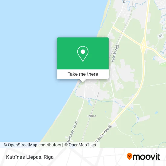 Katrīnas Liepas map