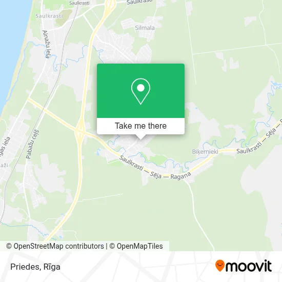 Priedes map