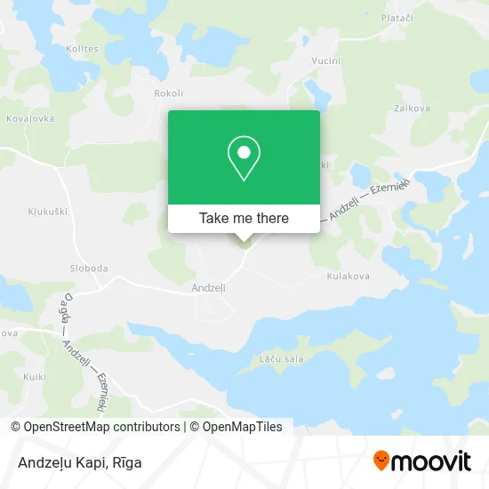 Andzeļu Kapi map