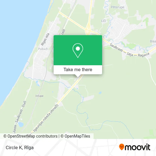 Circle K map