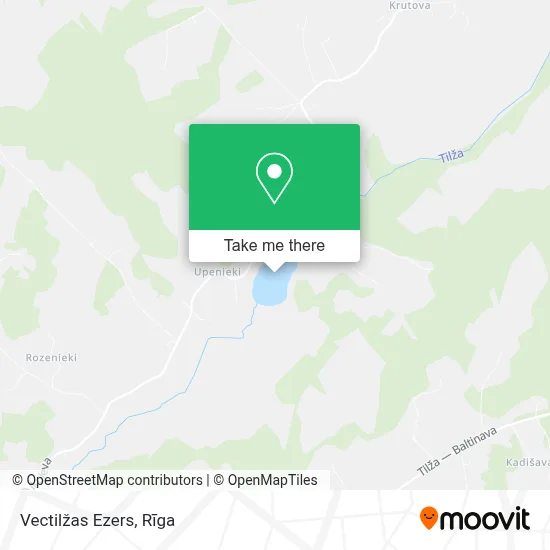 Vectilžas Ezers map