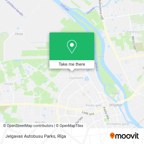 Jelgavas Autobusu Parks map