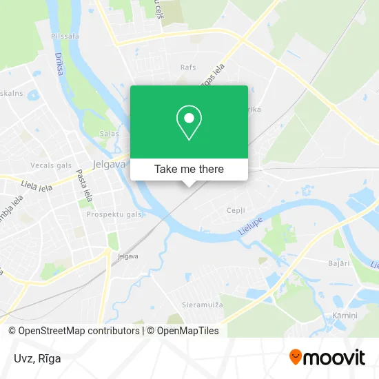 Uvz map