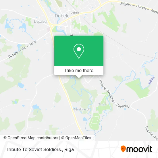 Tribute To Soviet Soldiers. map