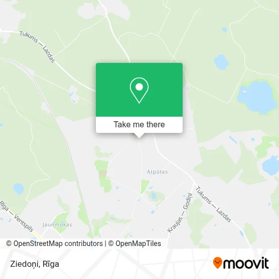 Ziedoņi map