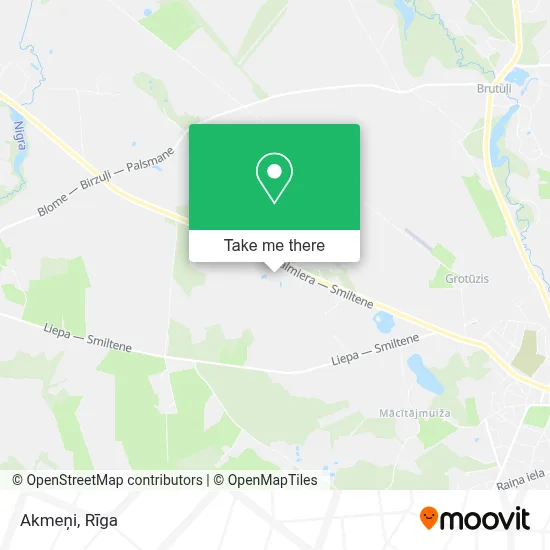 Akmeņi map