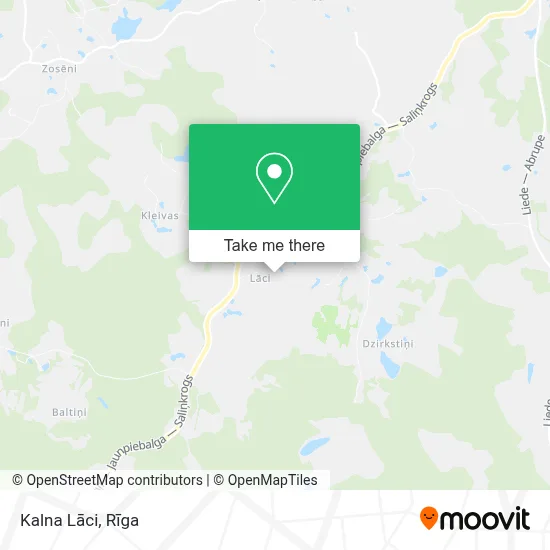 Kalna Lāci map