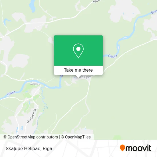 Skaļupe Helipad map