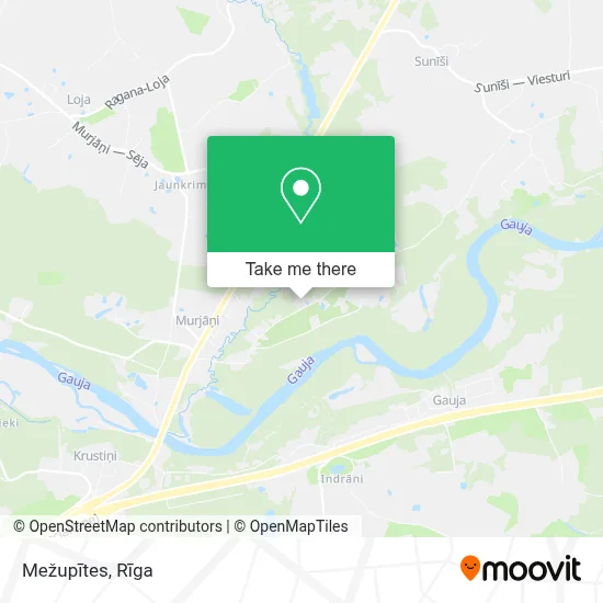 Mežupītes map