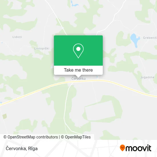 Červonka map