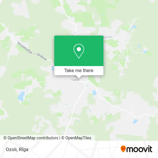 Ozoli map