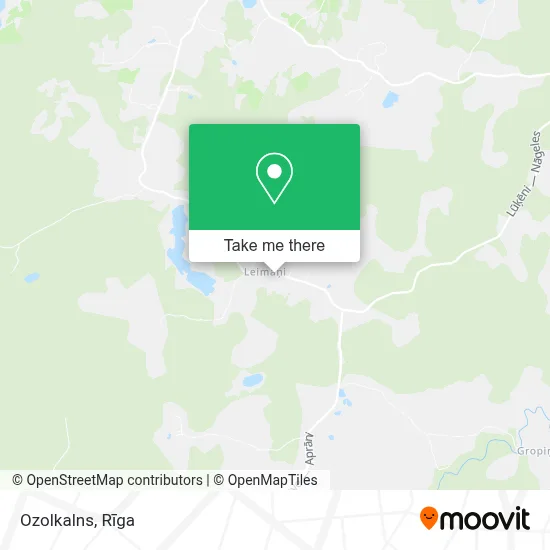 Ozolkalns map