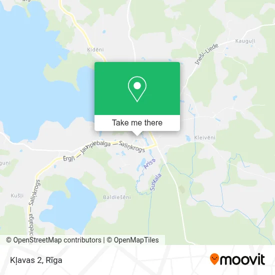 Kļavas 2 map