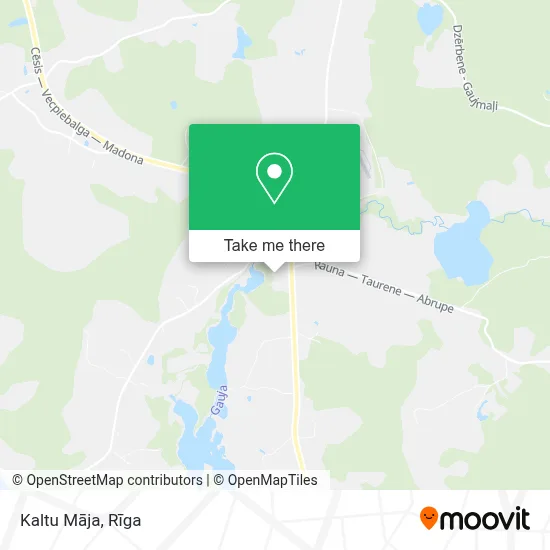 Kaltu Māja map