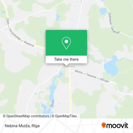 Neķina Muiža map