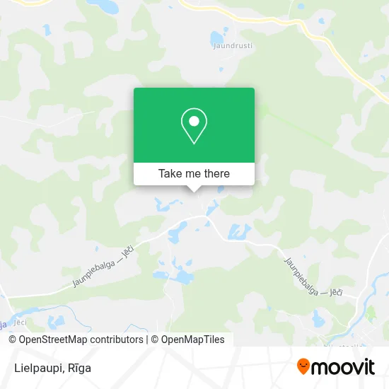 Lielpaupi map