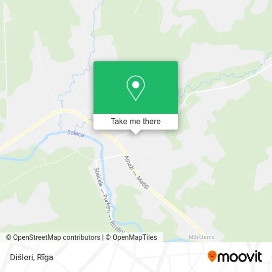 Dišleri map