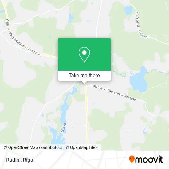 Rudiņi map