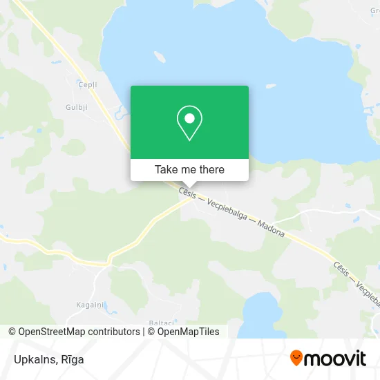 Upkalns map