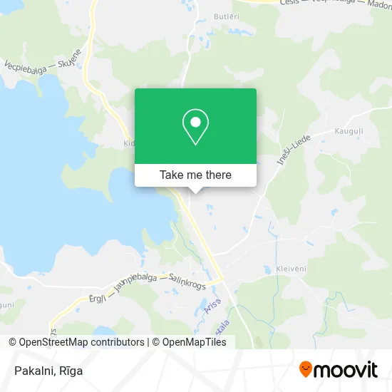 Pakalni map