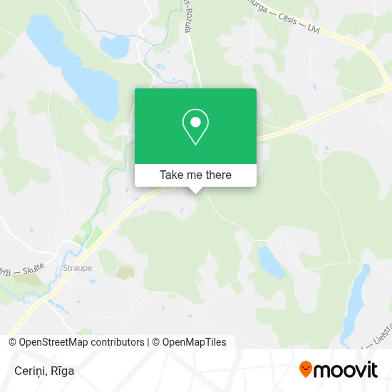 Ceriņi map
