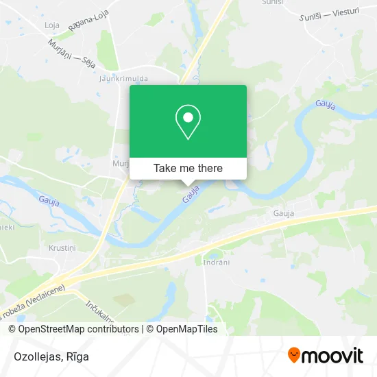 Ozollejas map