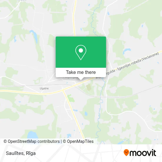 Saulītes map