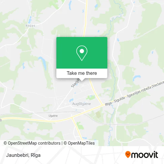 Jaunbebri map