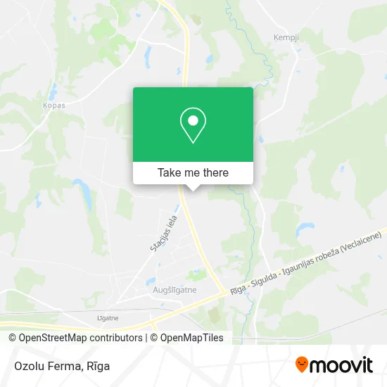 Ozolu Ferma map