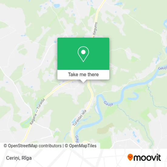 Ceriņi map