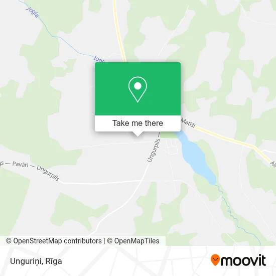 Unguriņi map
