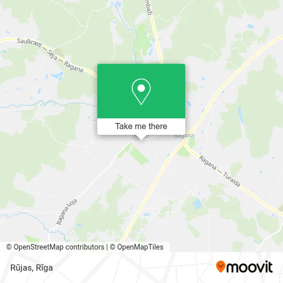 Rūjas map