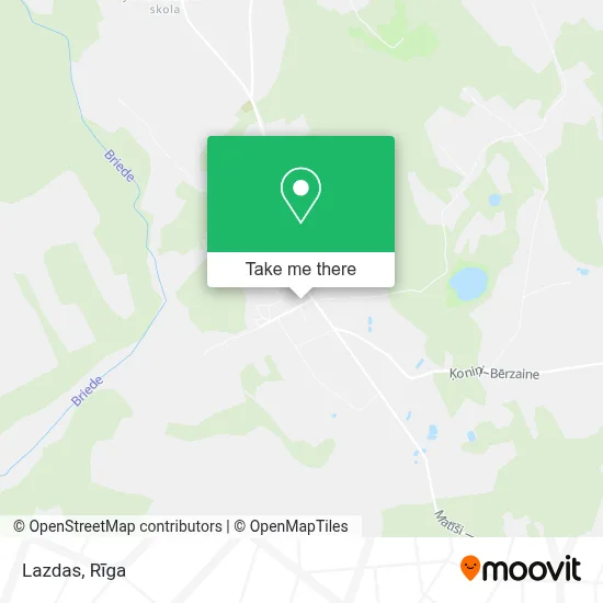 Lazdas map