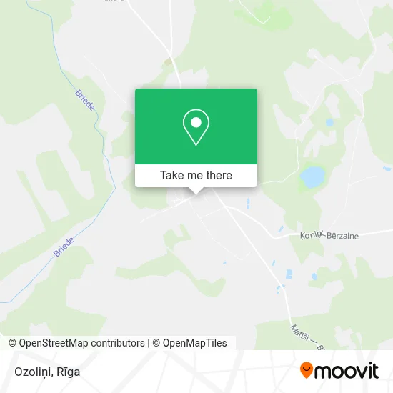 Ozoliņi map