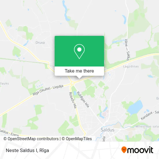 Neste Saldus I map