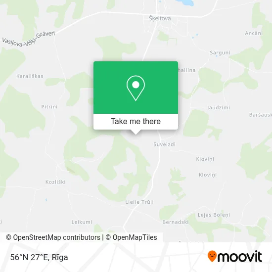 56°N 27°E map