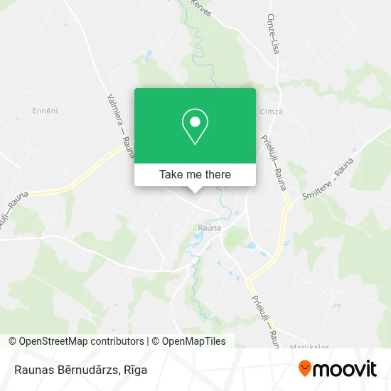 Raunas Bērnudārzs map