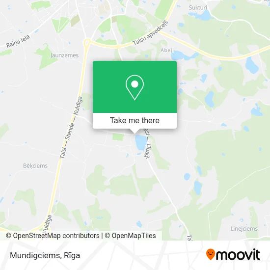 Mundigciems map
