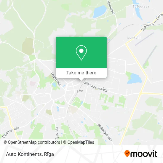 Auto Kontinents map