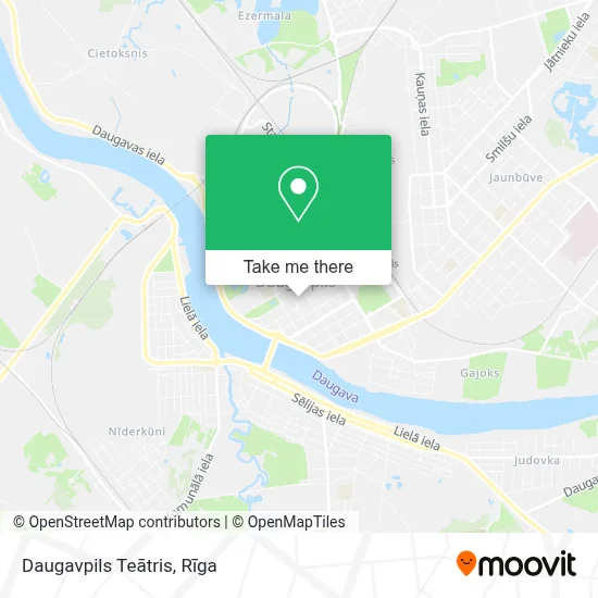 Daugavpils Teātris map