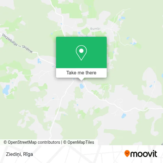 Ziediņi map