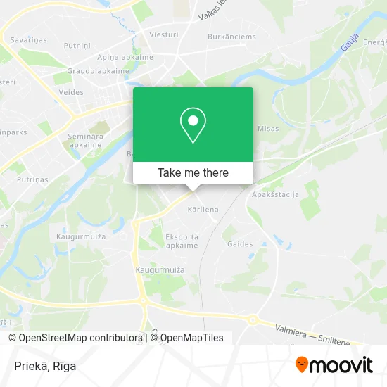 Priekā map