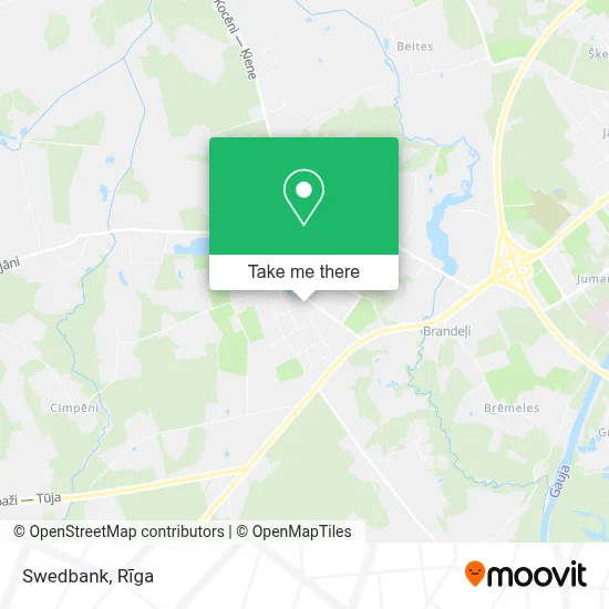 Swedbank map