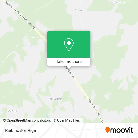 Rjabinovka map