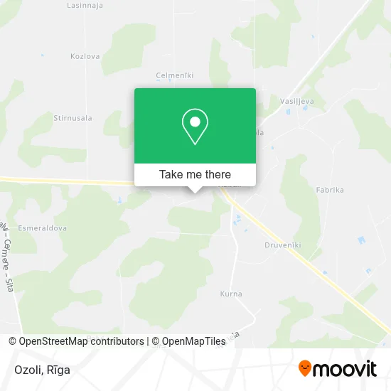 Ozoli map