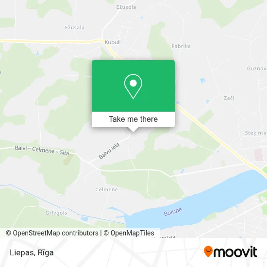 Liepas map
