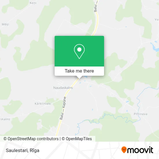 Saulestari map