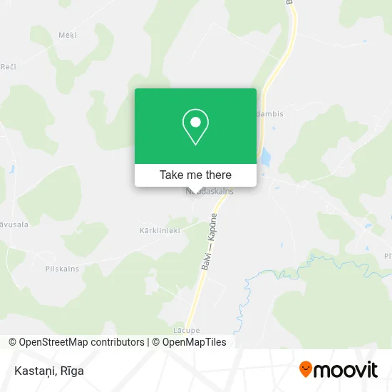 Kastaņi map