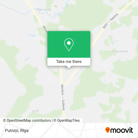 Putniņi map